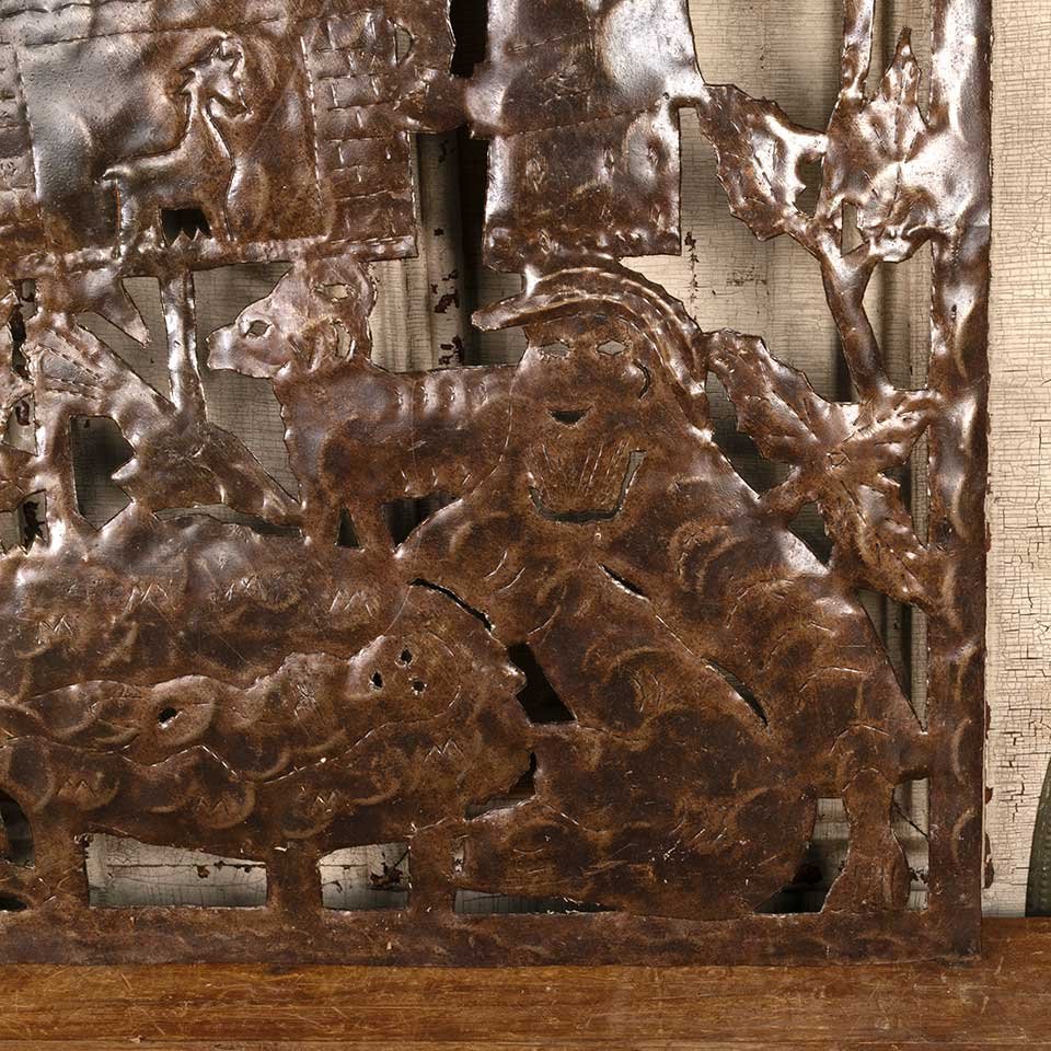 Cut Steel Drum Nativity Scene Wall Decor image 6