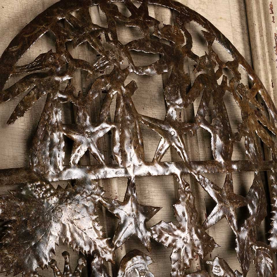 Cut Steel Drum Nativity Scene Wall Decor image 7