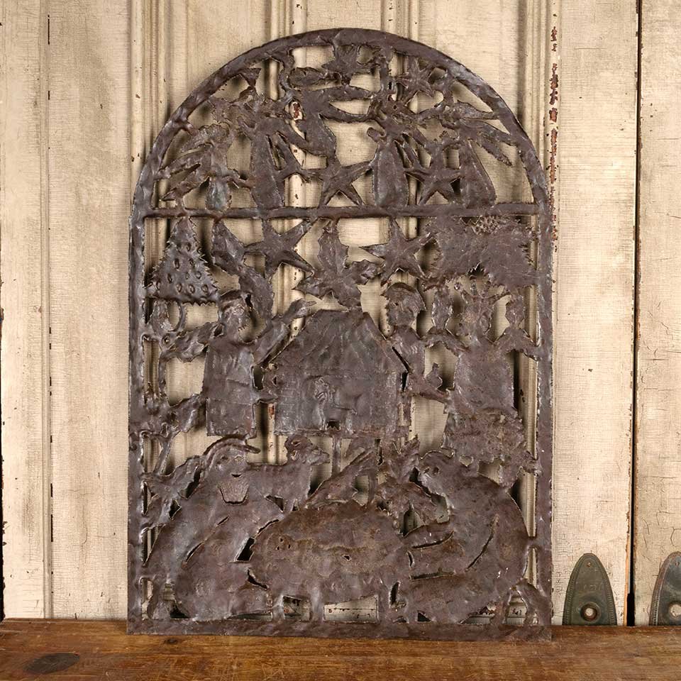 Cut Steel Drum Nativity Scene Wall Decor image 8