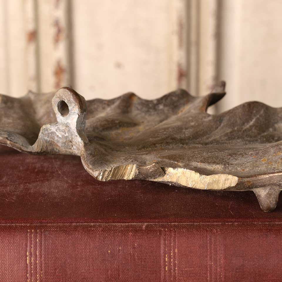 Vintage Scott Nelles Cast Bronze Leaf image 7