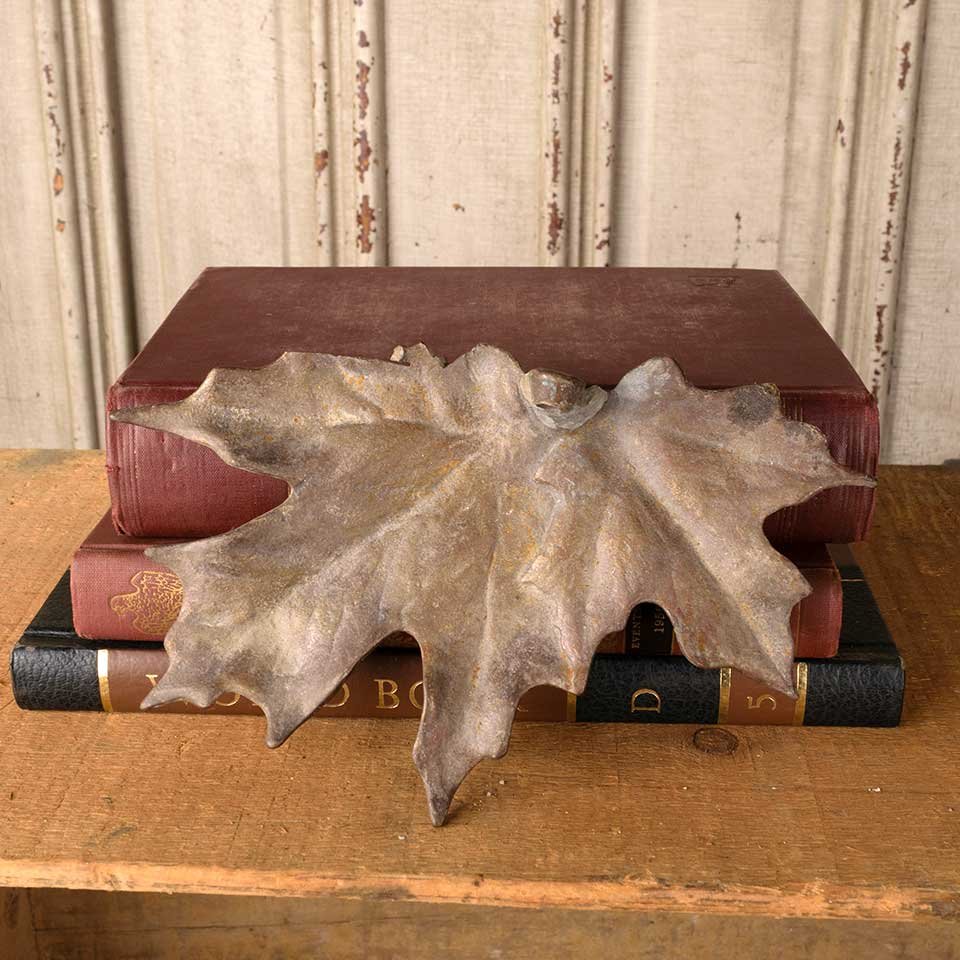 Vintage Scott Nelles Cast Bronze Leaf image 8