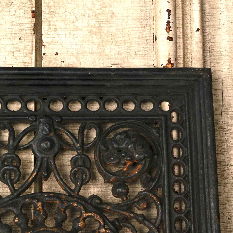 14x18 Antique Cast Iron Fireplace Front Panel image 2