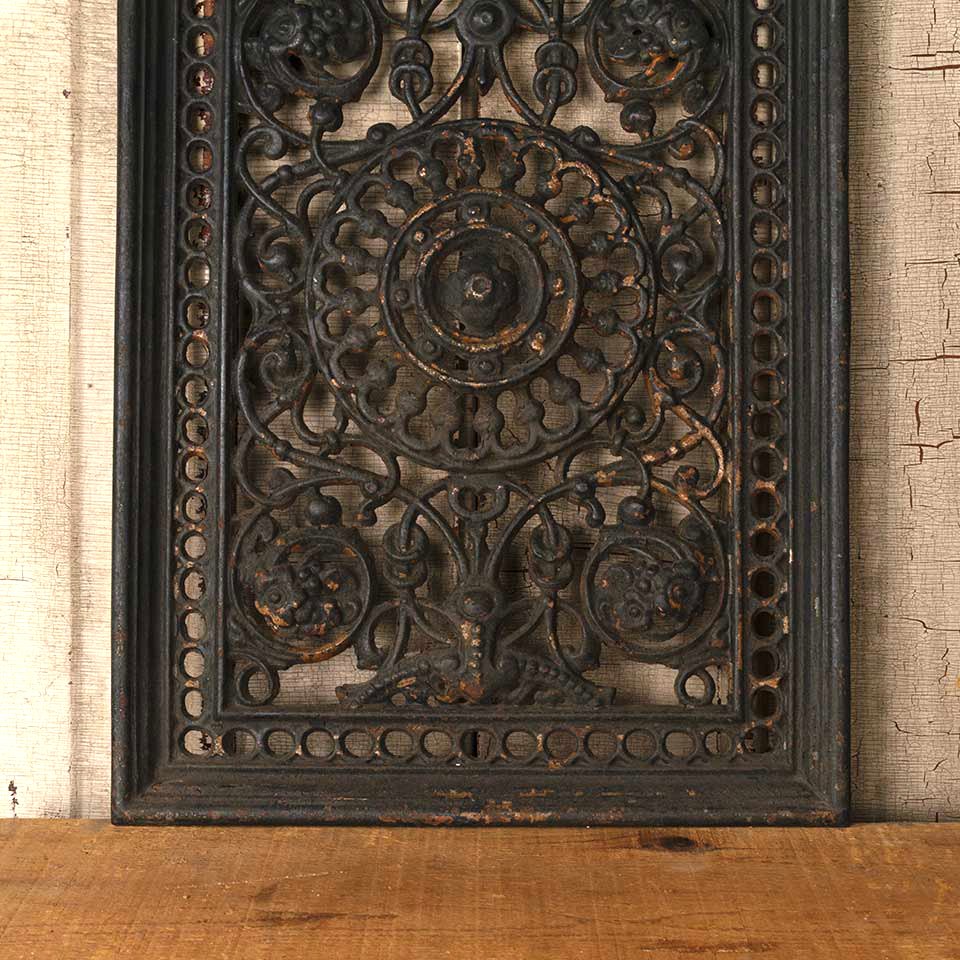 14x18 Antique Cast Iron Fireplace Front Panel image 5
