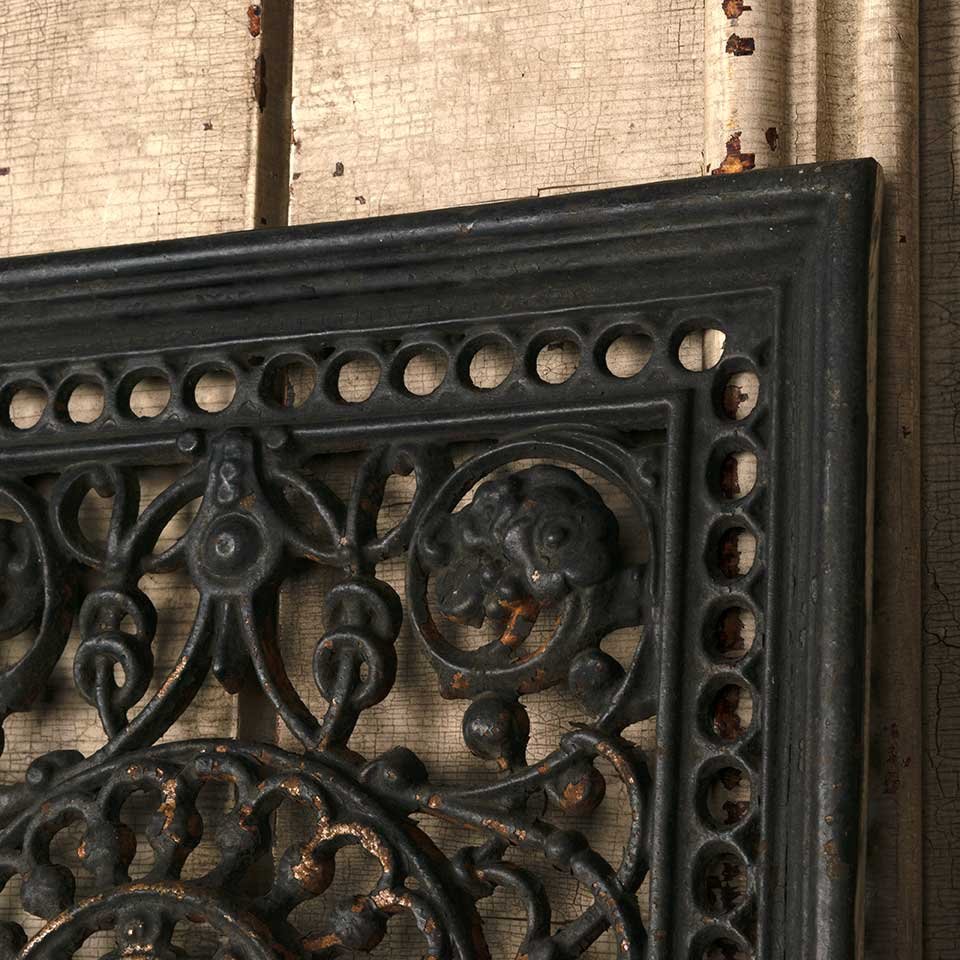 14x18 Antique Cast Iron Fireplace Front Panel image 7