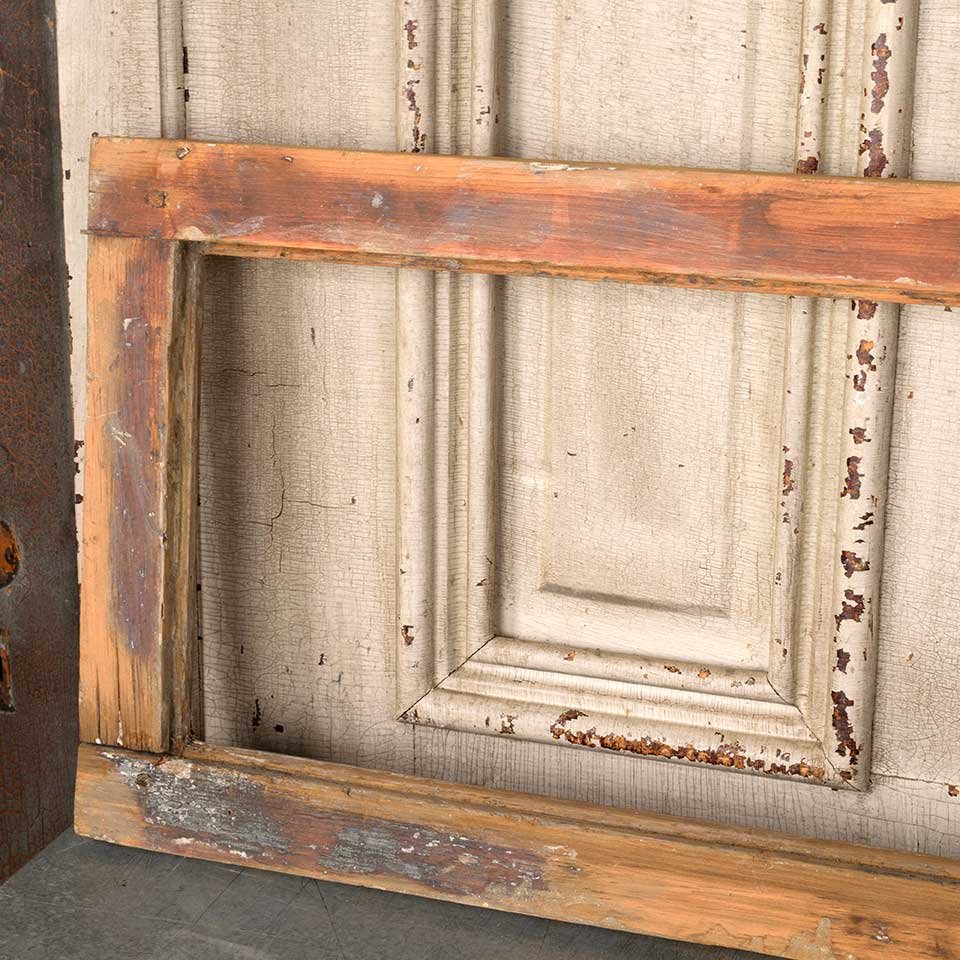 32x14 Antique Wood Transom Window Frame image 7