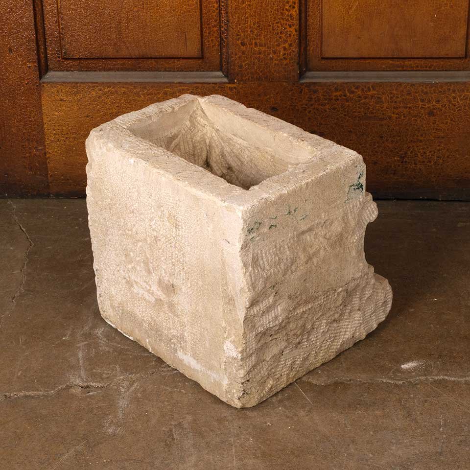 Carved Sandstone Architectural Garden Planter image 5
