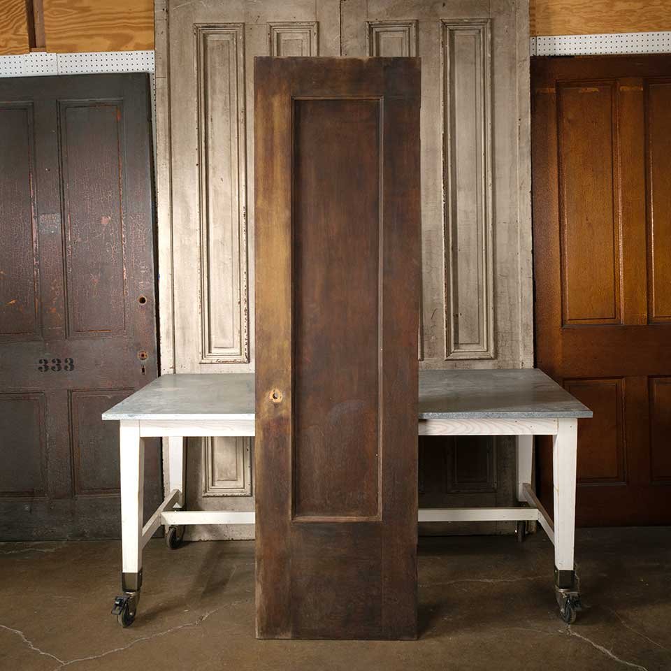 24x84 Antique 1 Panel Wood Interior Door image 4