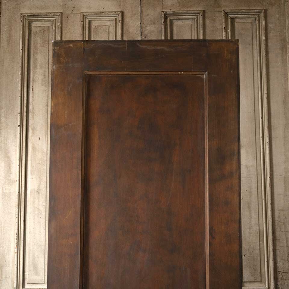 32x84 Antique 1 Panel Wood Interior Door image 2