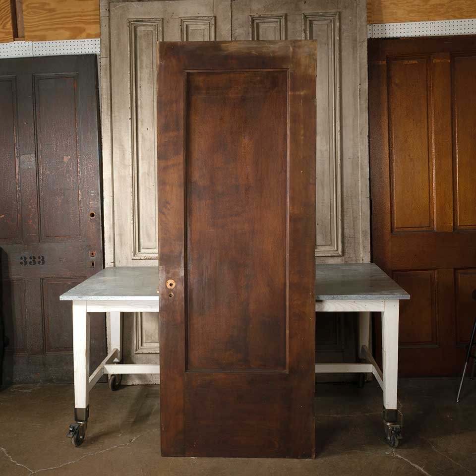 32x84 Antique 1 Panel Wood Interior Door image 4