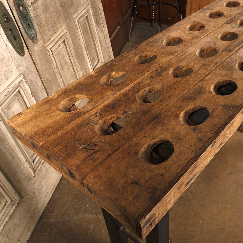 59X36X16 Repurposed Wine Rack Table image 4