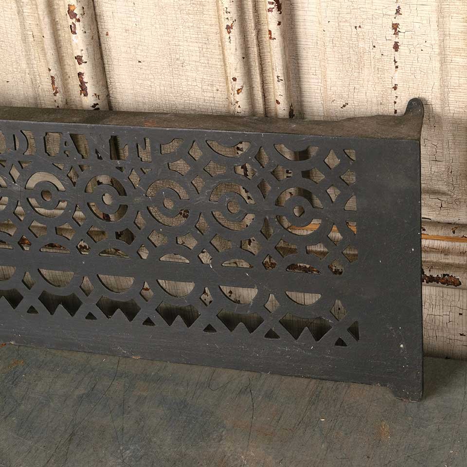 24x8 Antique Metal Fireplace Ember Screen image 3