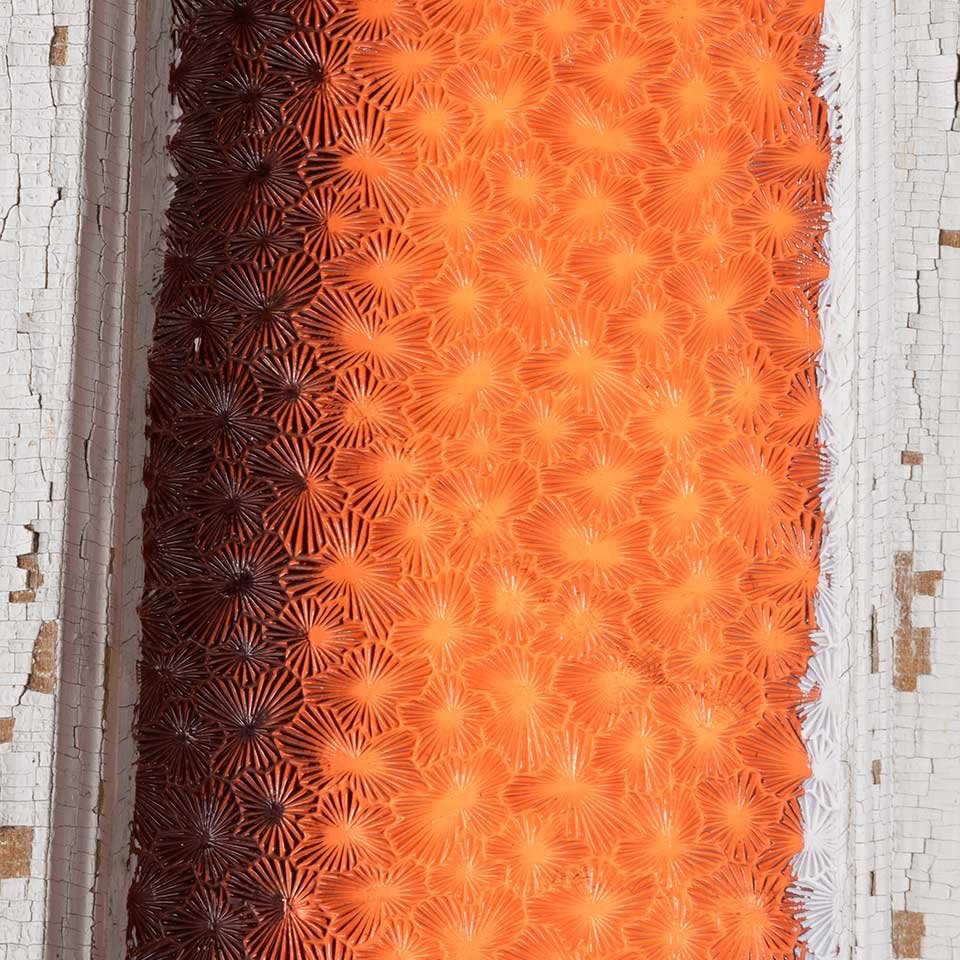 52x10 Antique Colored Glass Door Sidelight image 3