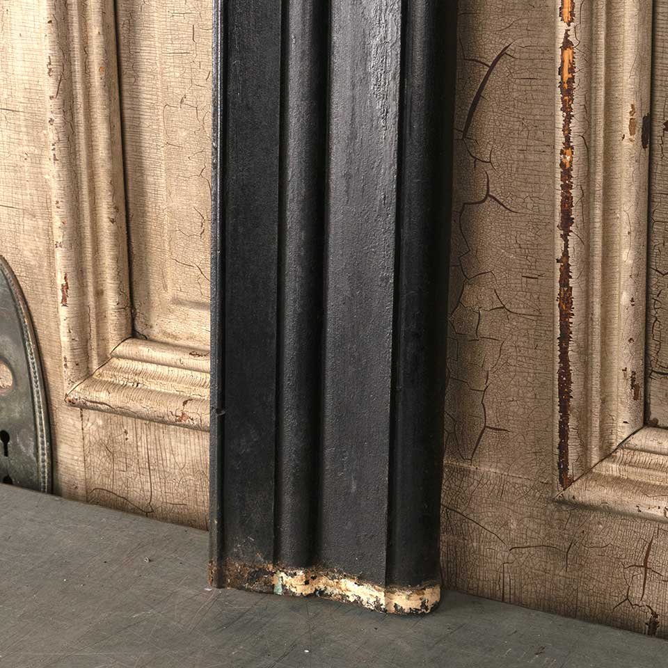 34x34 Antique Cast Iron Fireplace Surround image 7
