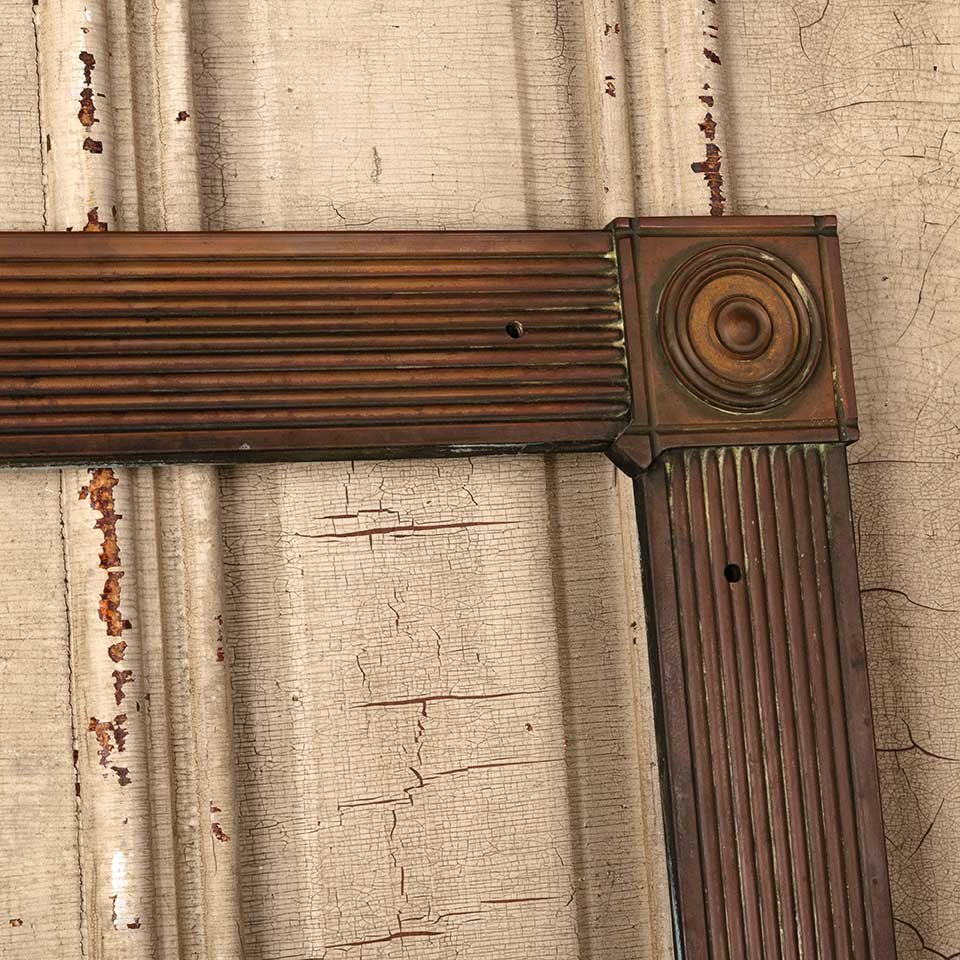 31x31 Antique Metal Fireplace Surround image 4