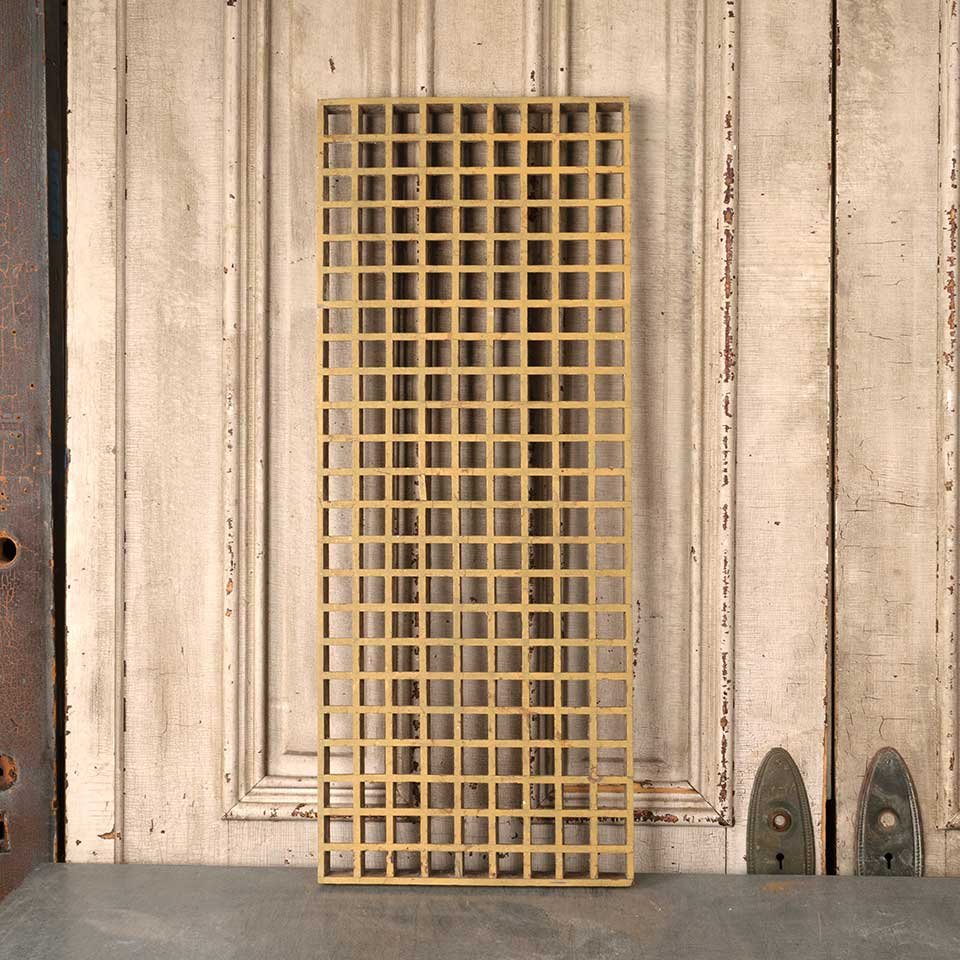 14x35 Antique Oak Cold Air Return Grate image 1