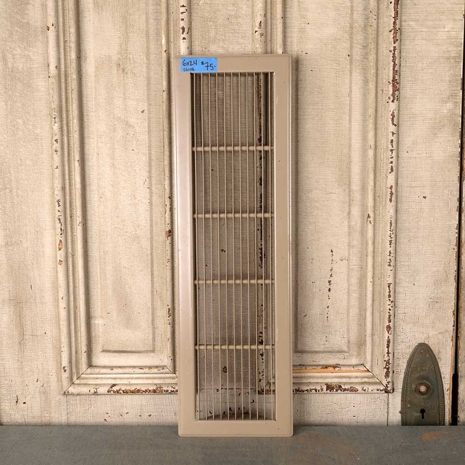 6x24 Metal Cold Air Return Floor Grate image 1