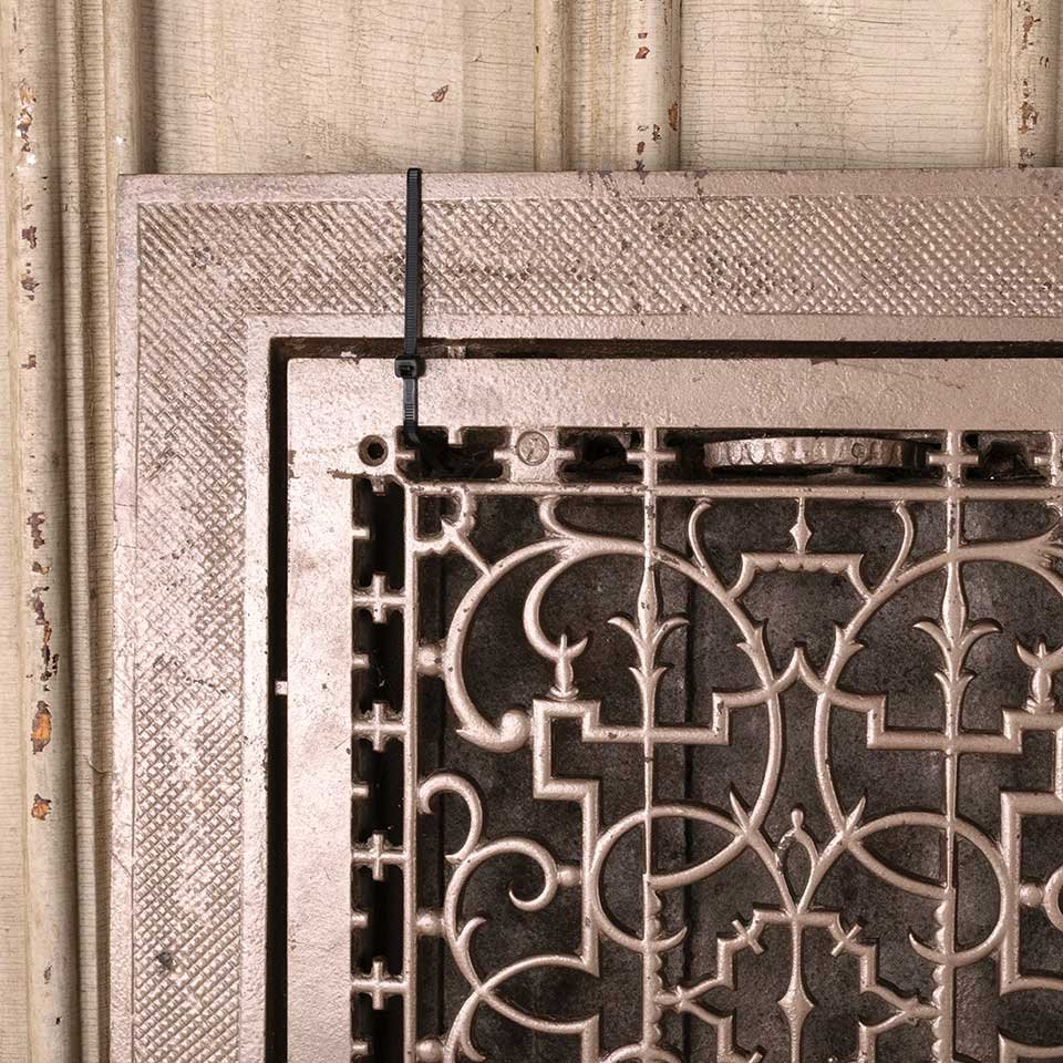 12x15 Antique Heat Grate Vent w/ Surround image 3