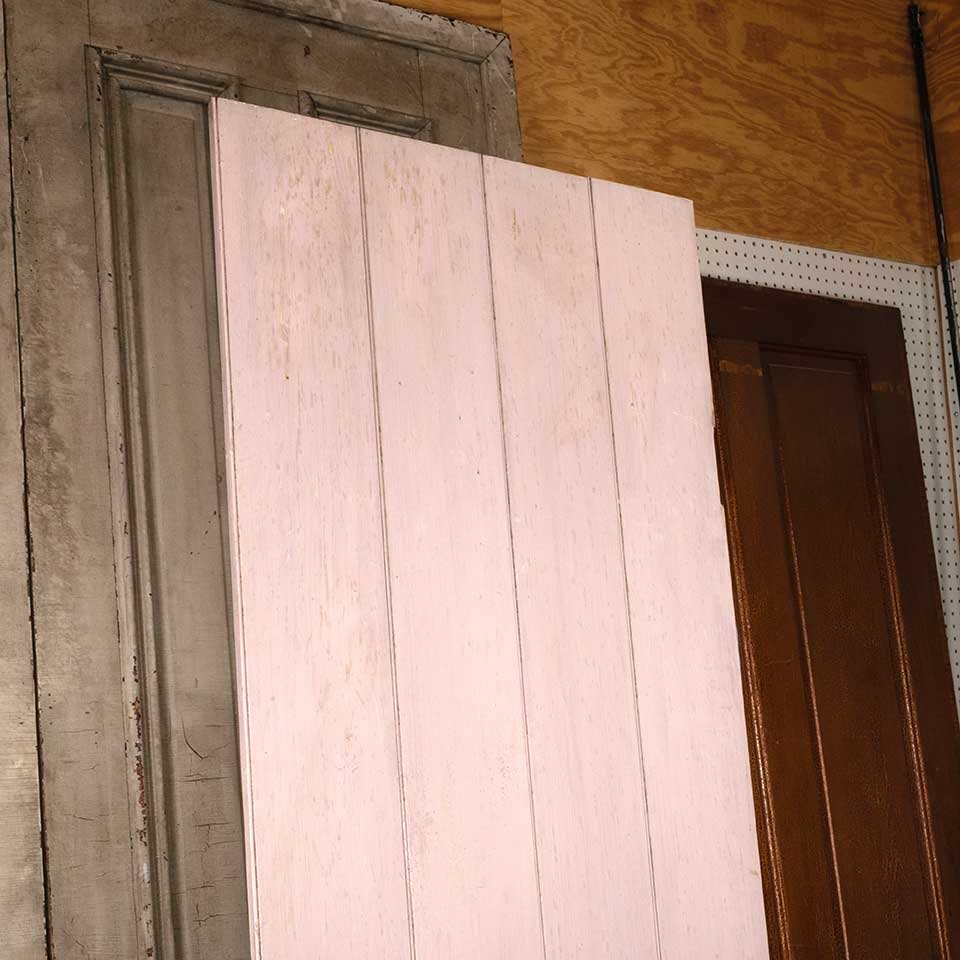 21x81 Salvaged Antique Slatted Wood Door image 3