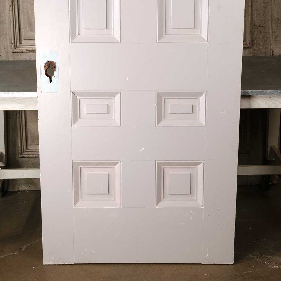 37x82 Antique 6 Panel Wood Interior Door image 3