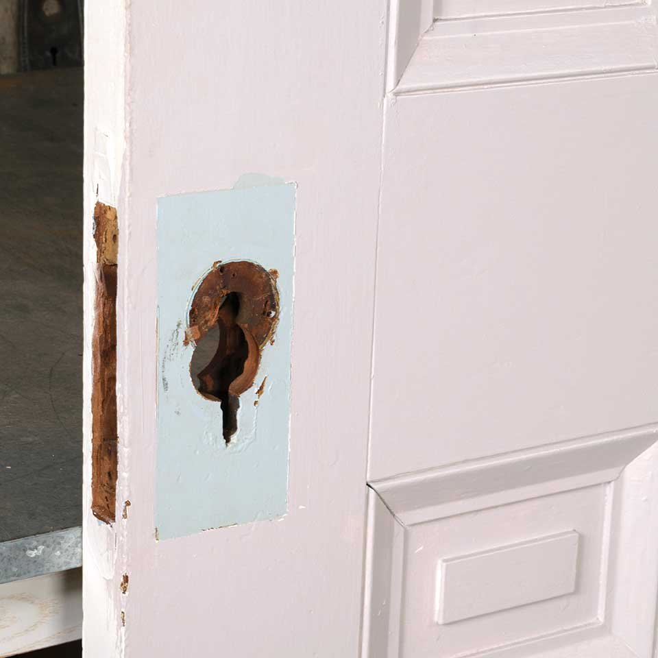 37x82 Antique 6 Panel Wood Interior Door image 4