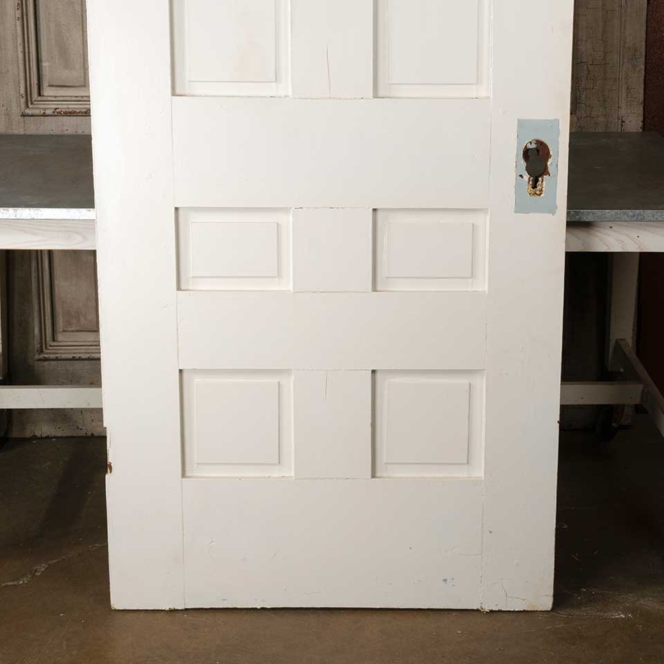 37x82 Antique 6 Panel Wood Interior Door image 8