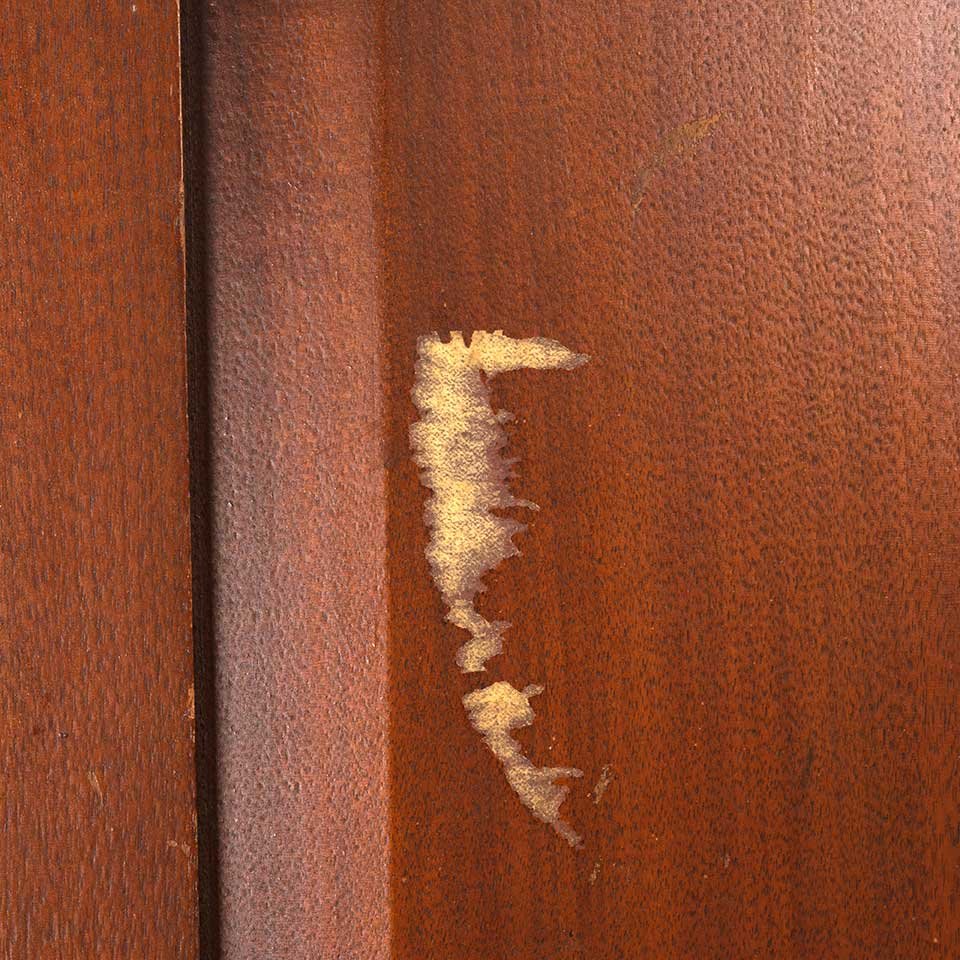 37x82 Antique 2 Panel Wood Interior Door image 4