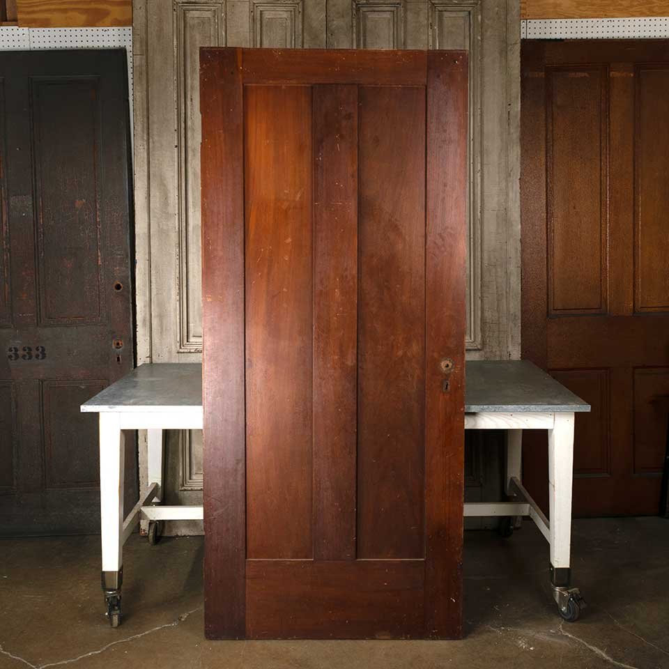 37x82 Antique 2 Panel Wood Interior Door image 5