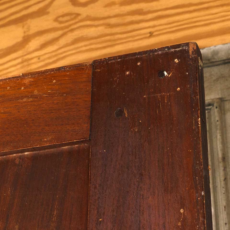 37x82 Antique 2 Panel Wood Interior Door image 8