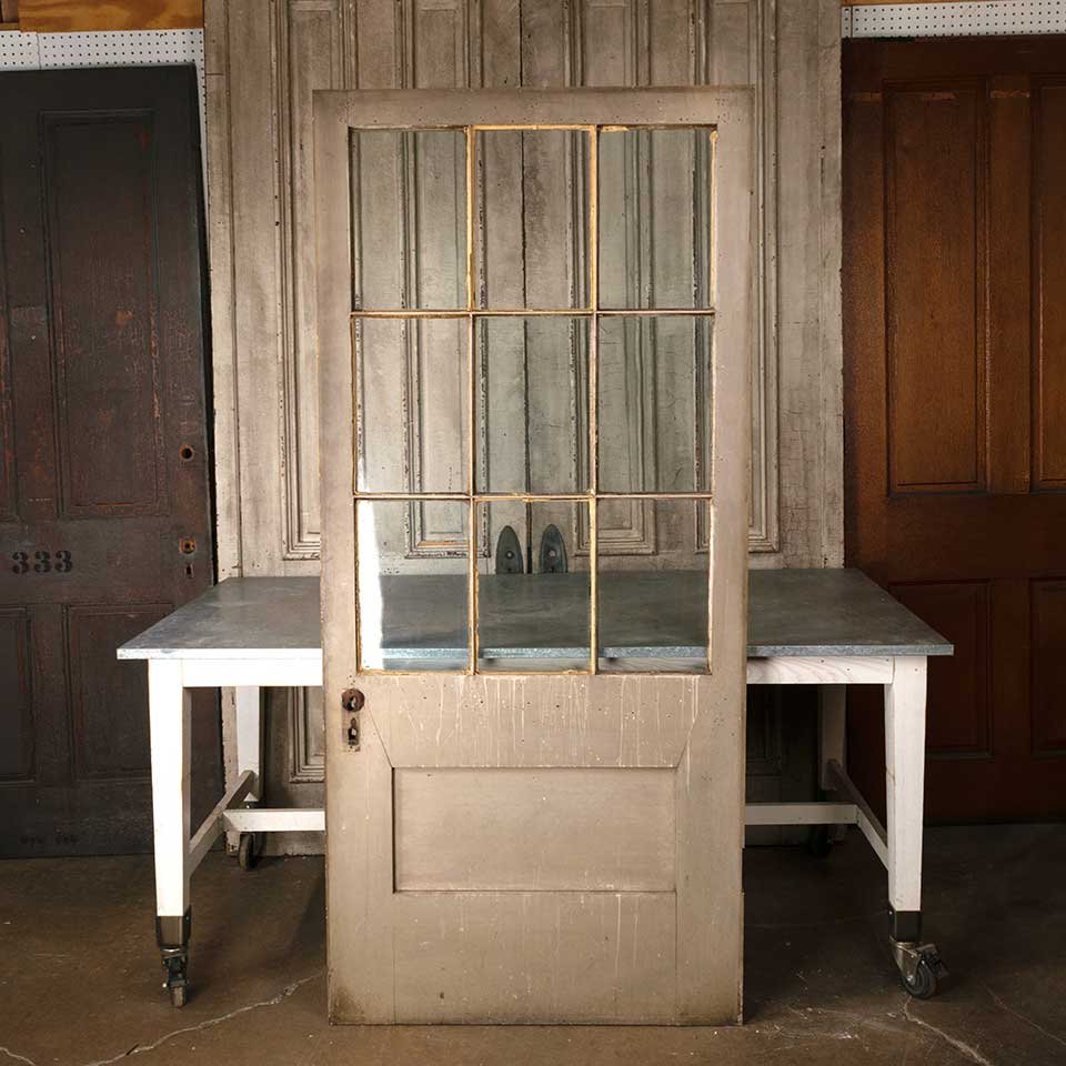 36x80 Antique Divided Lite Wood Entry Door image 4