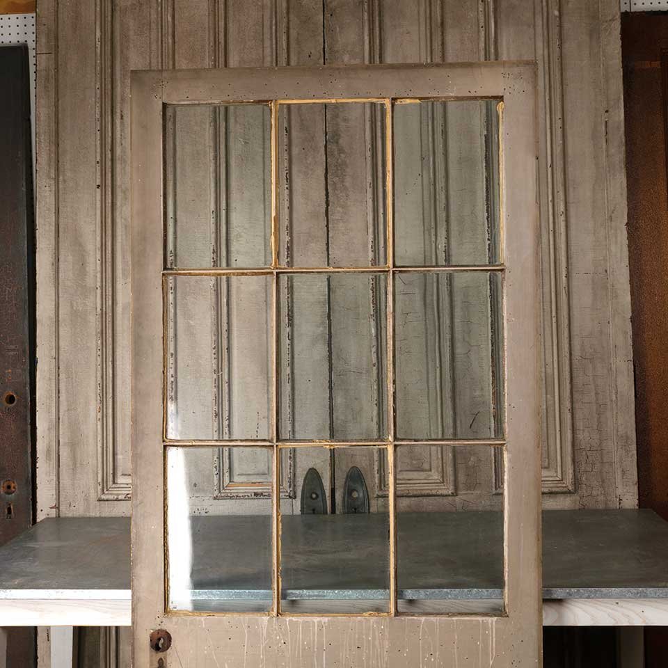 36x80 Antique Divided Lite Wood Entry Door image 5