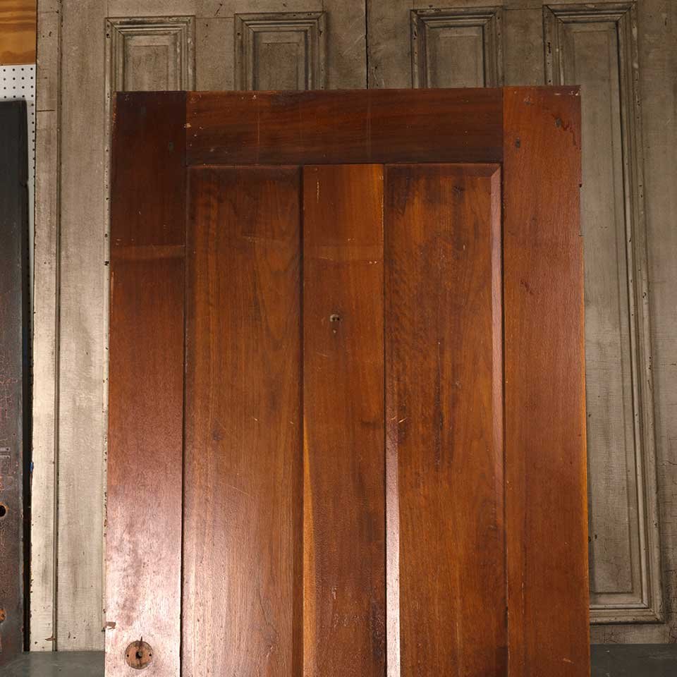 37x83 Antique 2 Panel Wood Interior Door image 2