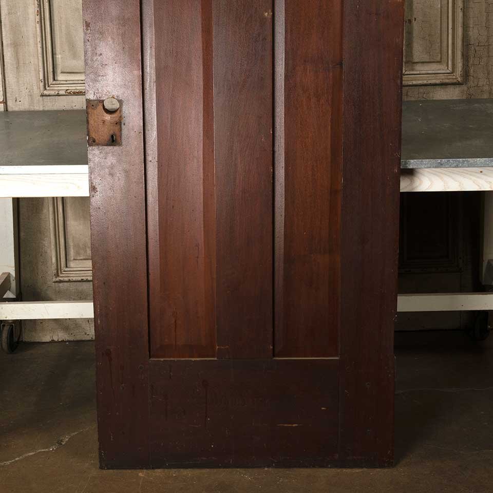 32x83 Antique 2 Panel Wood Interior Door image 2