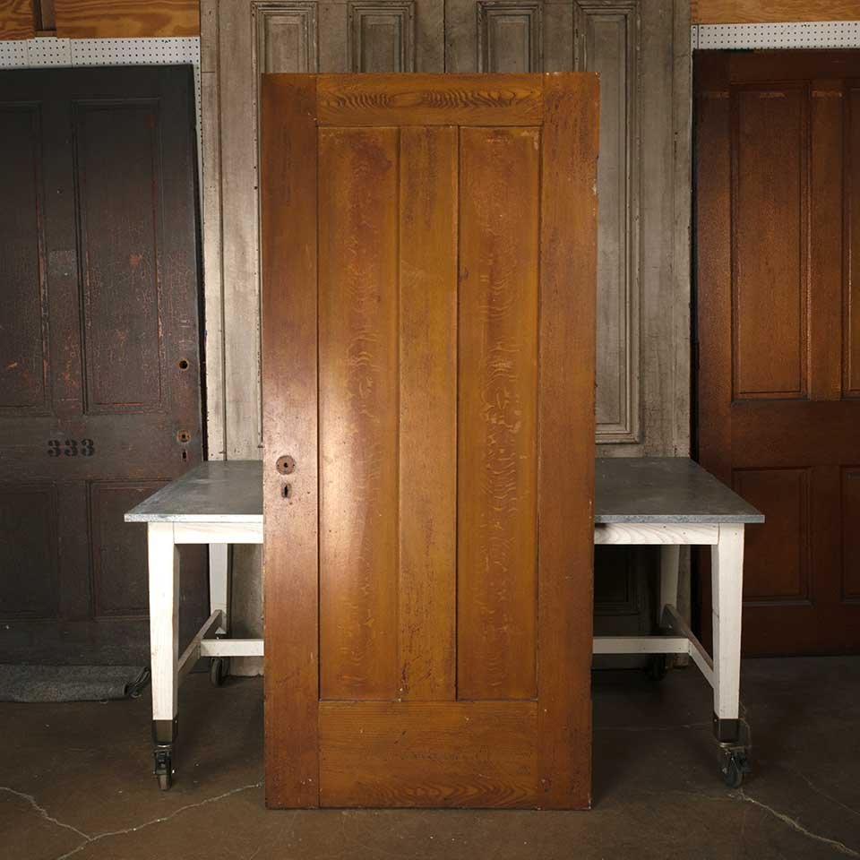 37x81 Antique 2 Panel Wood Interior Door image 5
