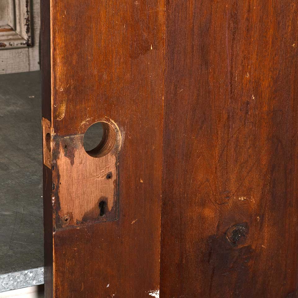 37x82 Antique 2 Panel Wood Interior Door image 4