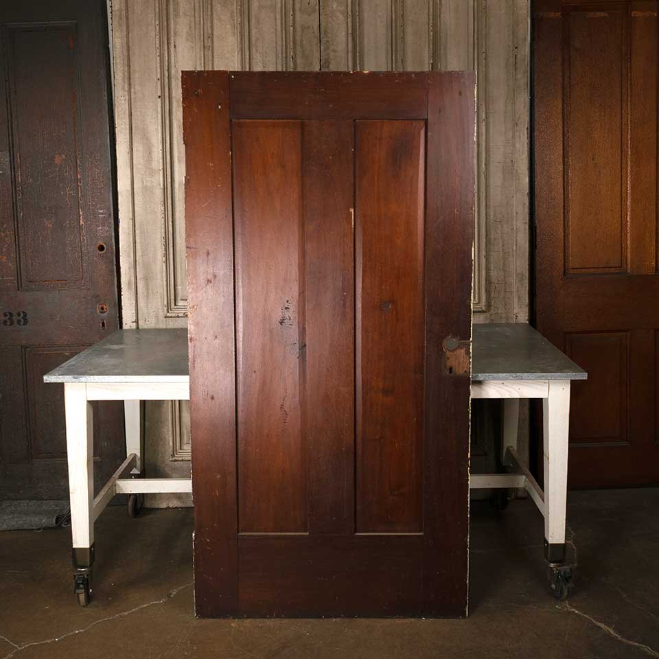 37x72 Antique 2 Panel Wood Interior Door image 1