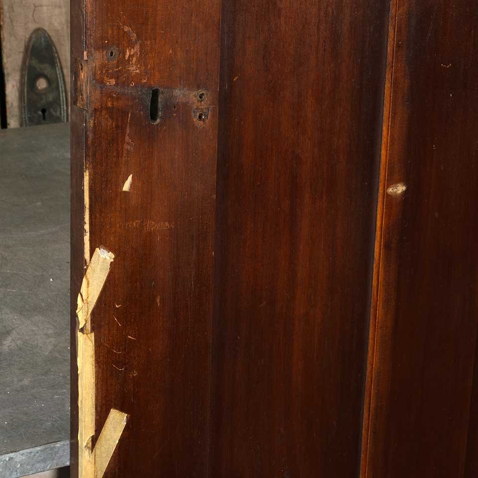 28x76 Antique 2 Panel Wood Interior Door image 1