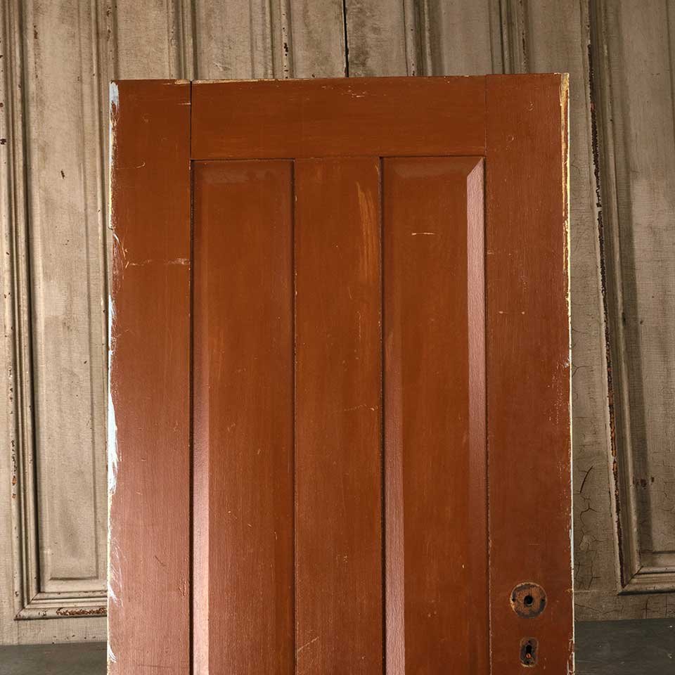 27x72 Antique 2 Panel Wood Interior Door image 2