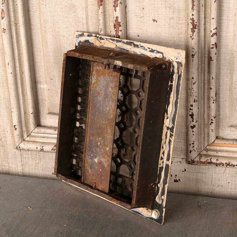 8x10 Antique Heat Grate Floor Vent Cover image 3