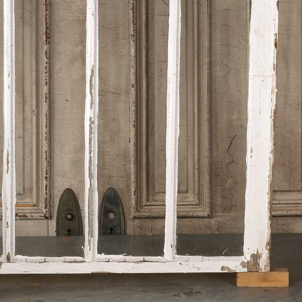 35x40 Antique Divided 4 Lite Wood Window image 2