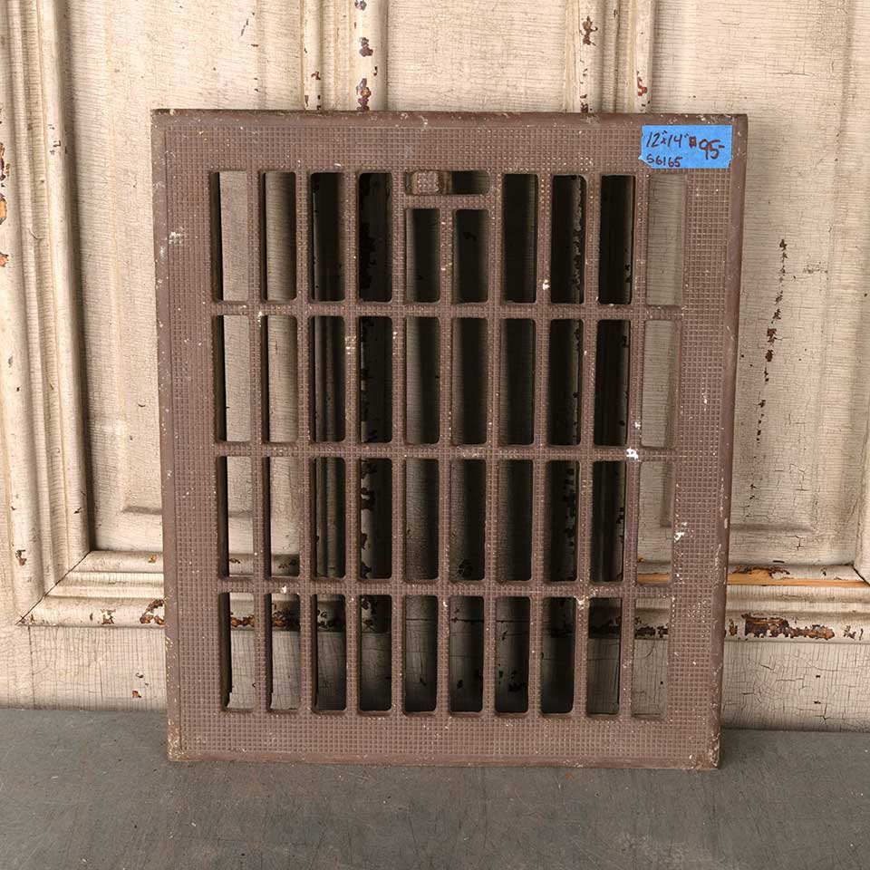 12x14 Antique Heat Grate Floor Vent Cover image 2