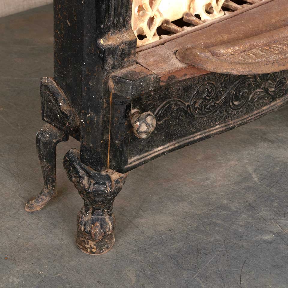 21x23 Salvaged Antique Fireplace Gas Insert image 6