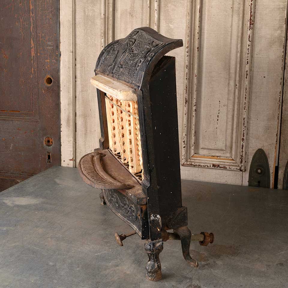 21x23 Salvaged Antique Fireplace Gas Insert image 7