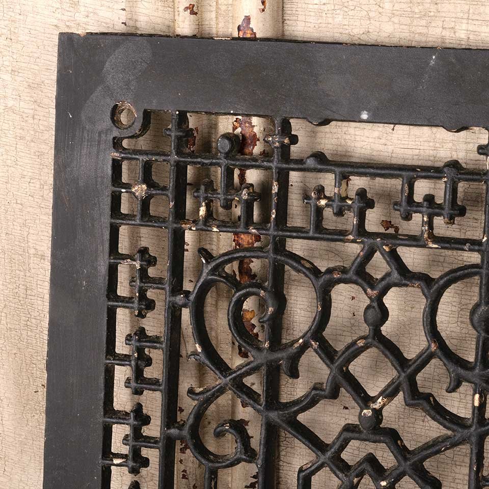 10x14 Antique Heat Grate Floor Vent Cover image 2