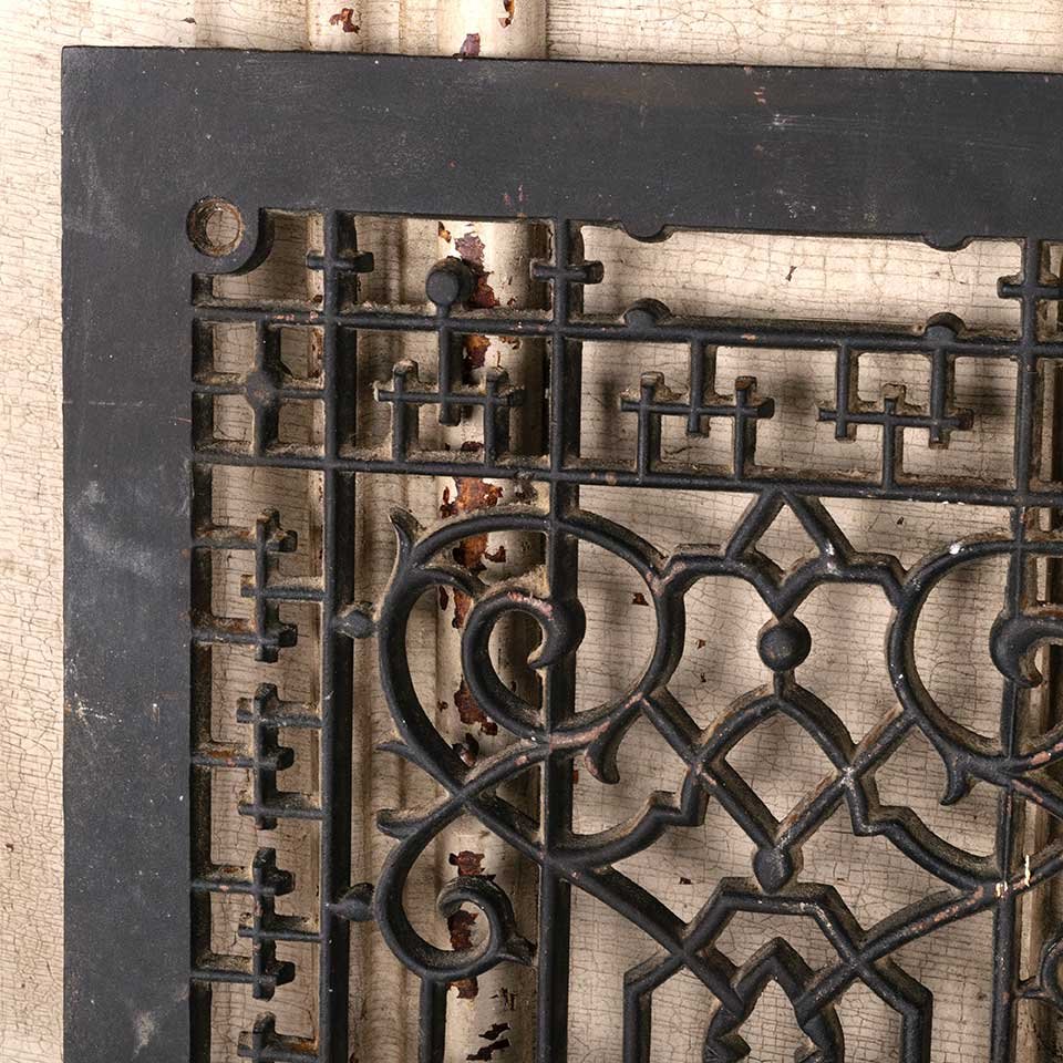 10x14 Antique Heat Grate Floor Vent Cover image 2