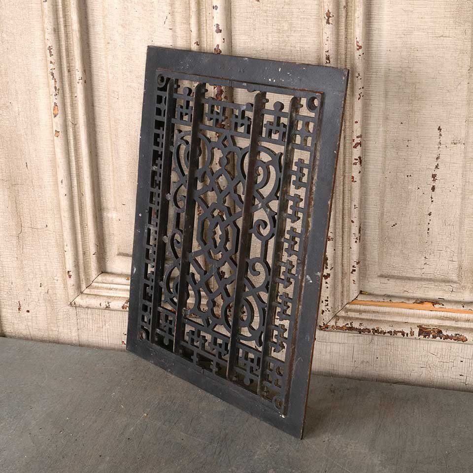 10x14 Antique Heat Grate Floor Vent Cover image 3