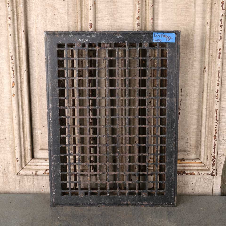12x17 Antique Heat Grate Floor Vent Cover image 2