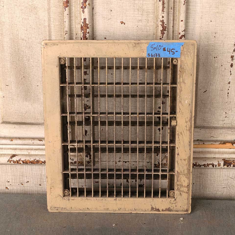 8x10 Vintage Heat Grate Floor Vent Cover image 2