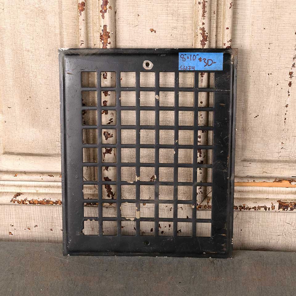 8x10 Antique Heat Grate Floor Vent Cover image 1