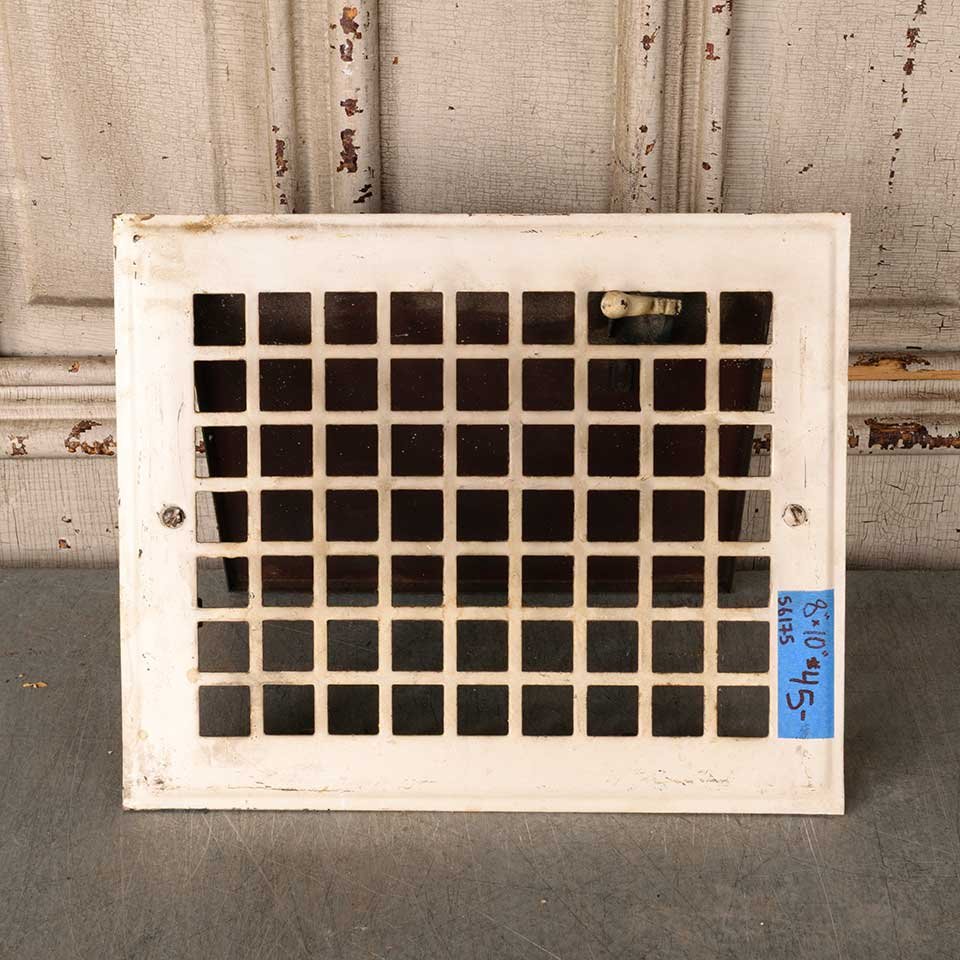 8x10 Antique Heat Grate Wall Vent Cover image 2