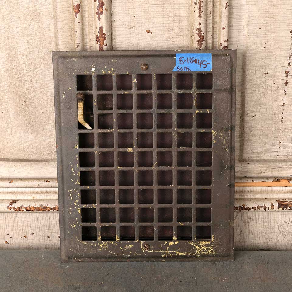 8x10 Antique Heat Grate Wall Vent Cover image 5